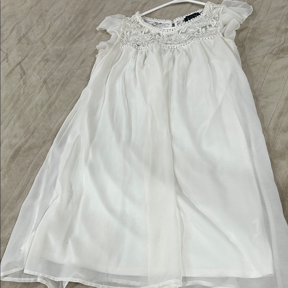 AUW White Kids Nightgown